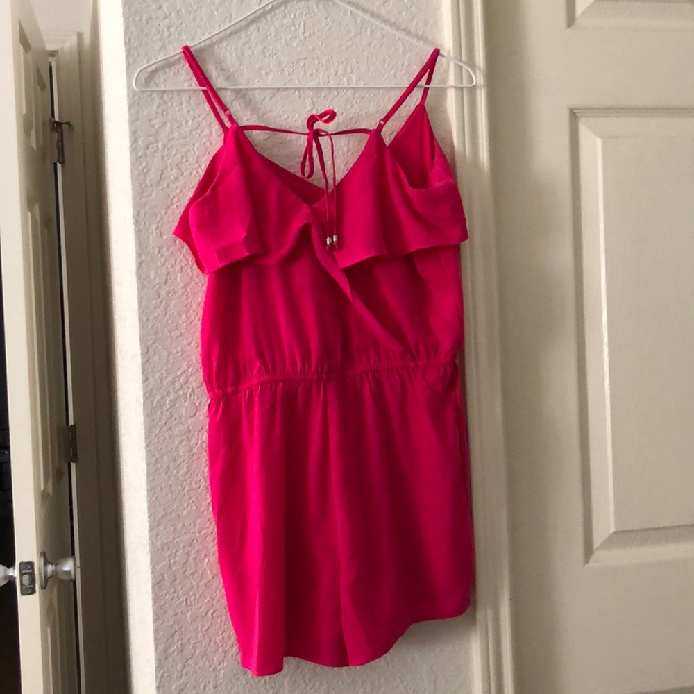 Hot Pink Romper - Picture 2 of 2